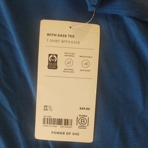 NWT Athleta With Ease Tee